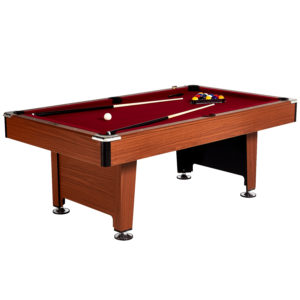 Circus Circus Pool Table with red felt